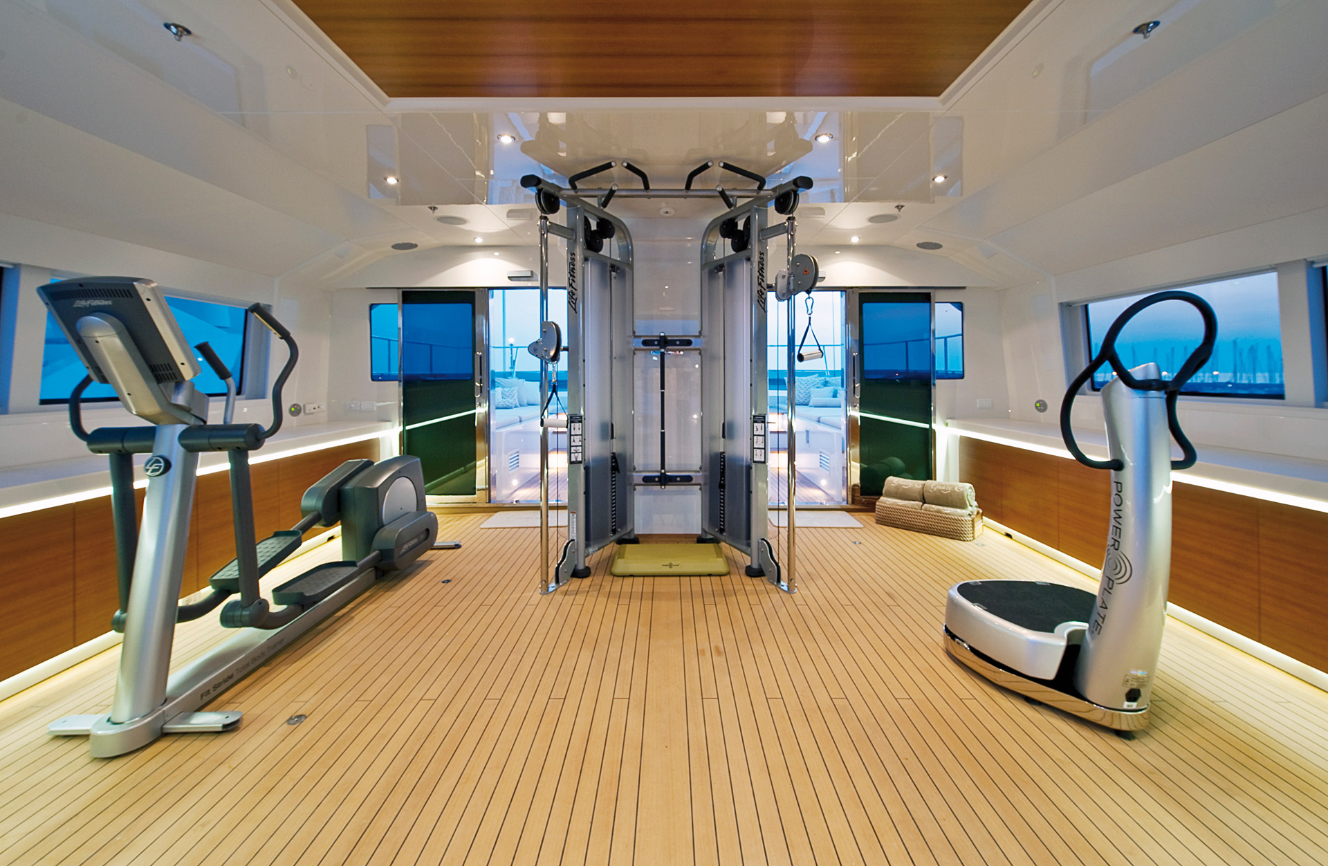 ELENA V Gym Equipment Luxury Yacht Browser by CHARTERWORLD